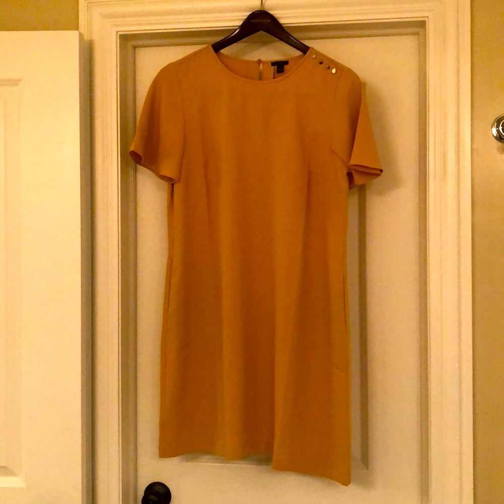 Ann Taylor- Mustard Dress